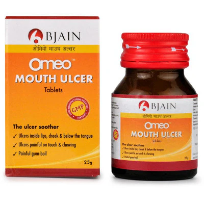 B Jain Omeo Mouth Ulcer Tablets (25g)