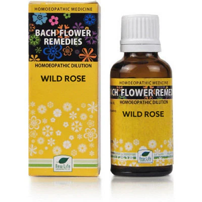 New Life Bach Flower Wild Rose (100ml)
