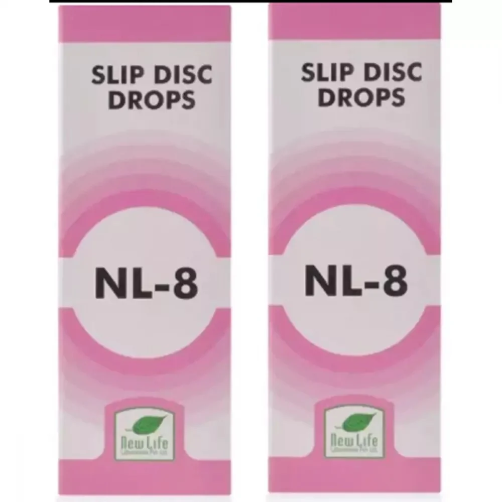 New Life NL-8 (Slip Disc Drops) (30ml, Pack of 2)